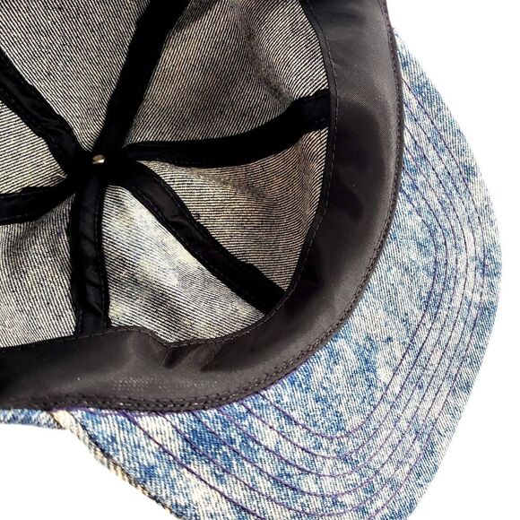 Vintage Cotton Acid Stone Washed Demin Elastic Back Hat USA Brand New w/ Tag - Picture 7 of 8